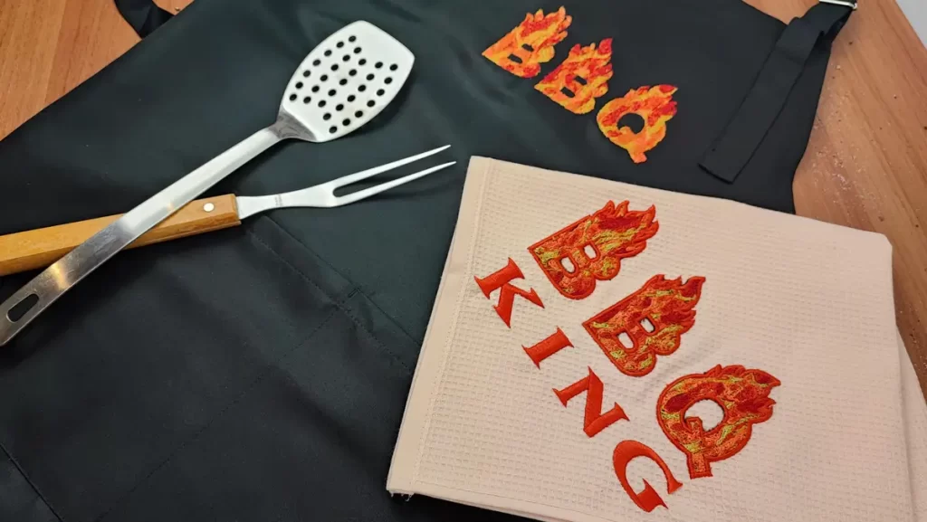 Create Eye-Catching BBQ Apron Designs with Stunning PaintStitch Embroidery