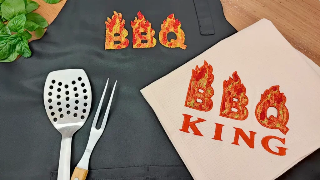 Create Eye-Catching BBQ Apron Designs with Stunning PaintStitch Embroidery