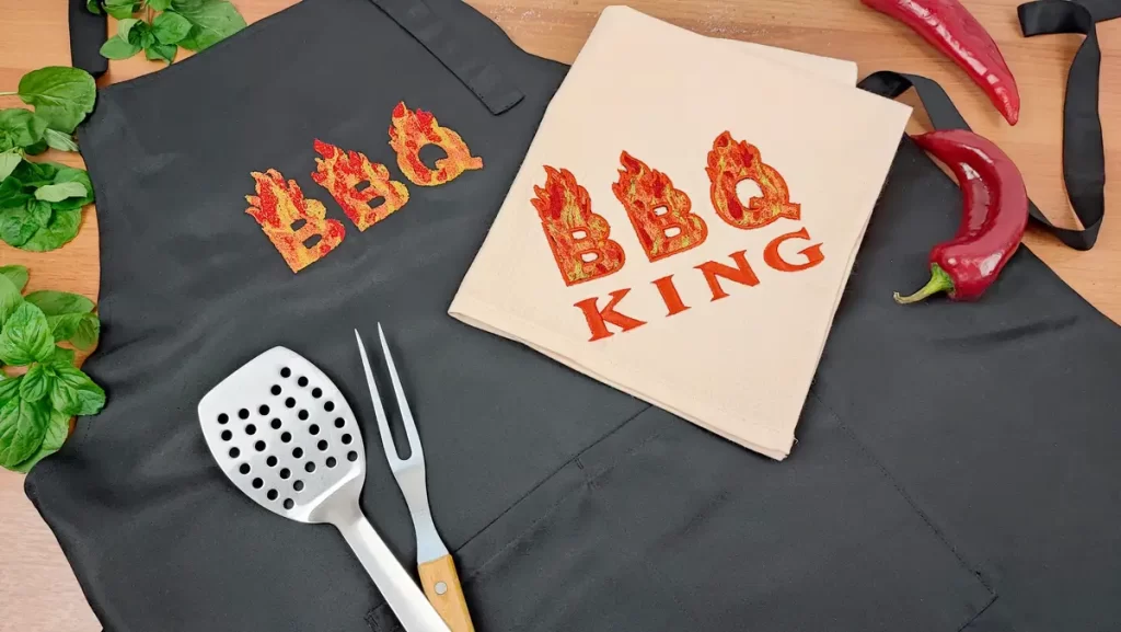 Create Eye-Catching BBQ Apron Designs with Stunning PaintStitch Embroidery