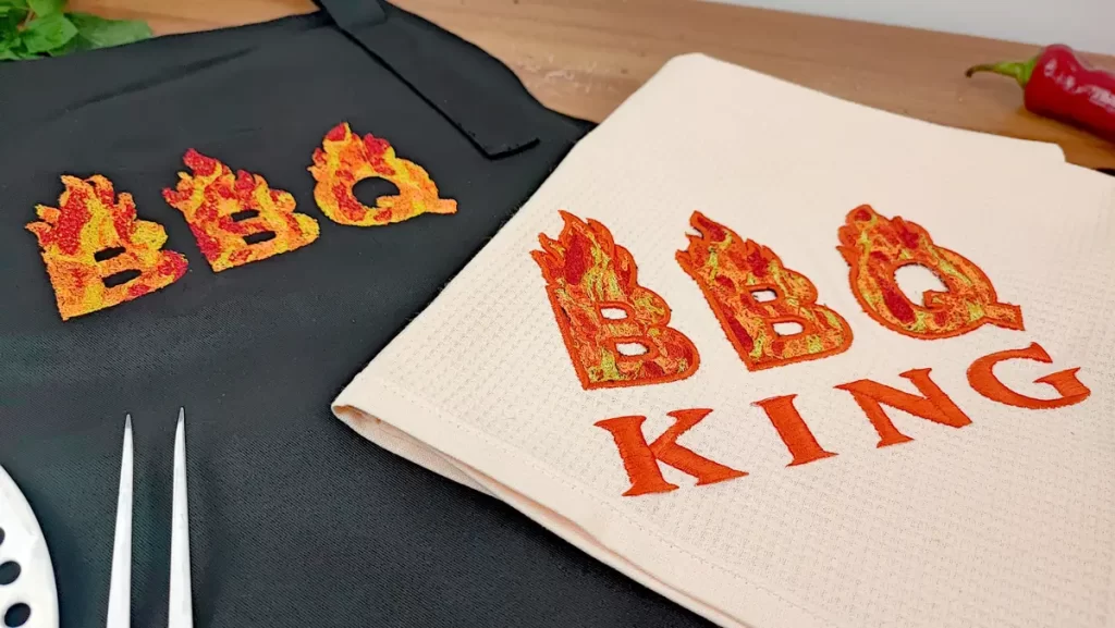 Create Eye-Catching BBQ Apron Designs with Stunning PaintStitch Embroidery