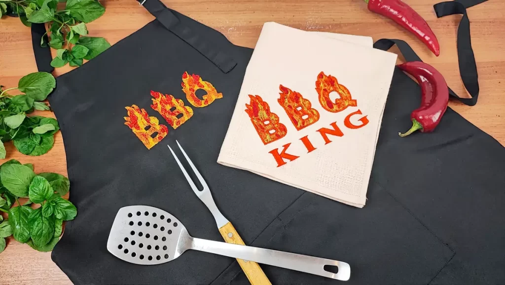 Create Eye-Catching BBQ Apron Designs with Stunning PaintStitch Embroidery