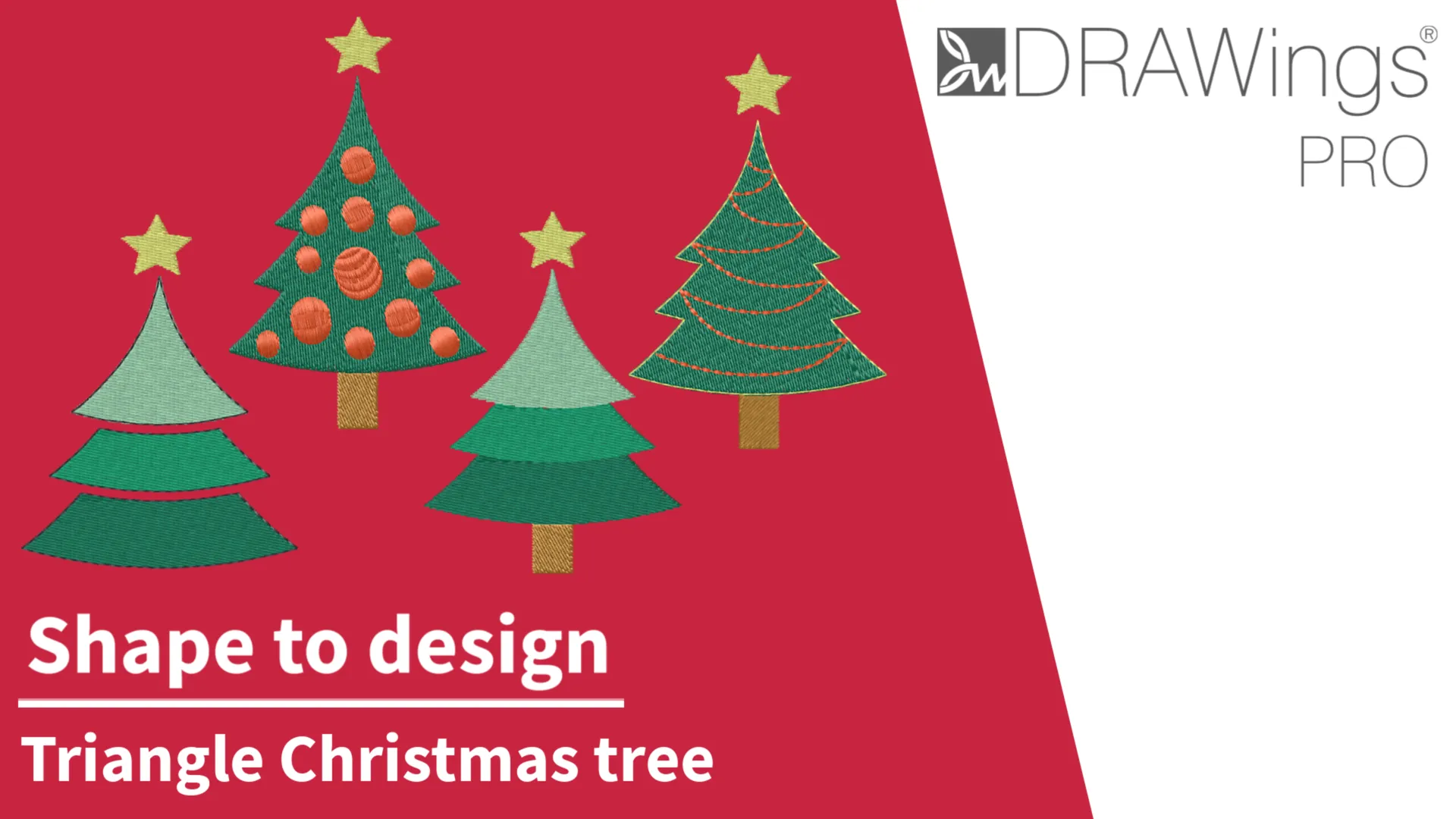 Creating Festive Christmas Trees with Basic Shapes