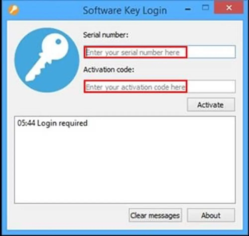 SoftwareKeyDialog