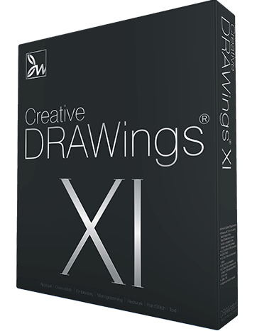 Creative DRAWings XI Embroidery Software has been released