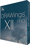 DRAWings PRO XI Embroidery software box