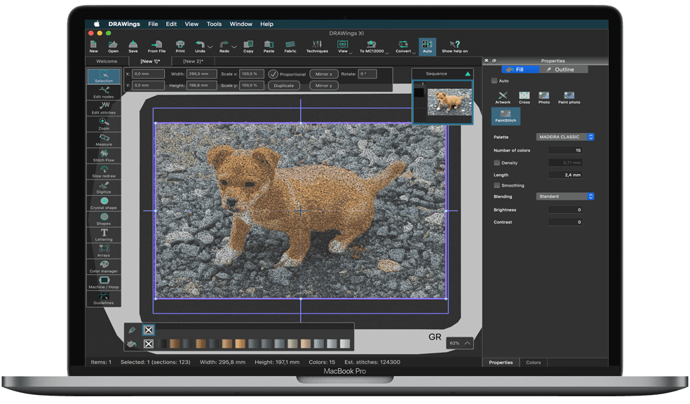 DRAWings PRO XI embroidery software has been released!