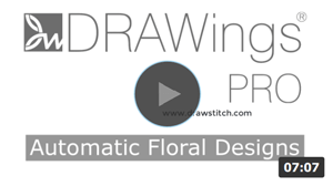Création automatique de motifs floraux