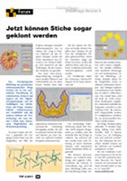 May, 2011 - DRAWings 5 Embroidery Software Article (GERMAN)